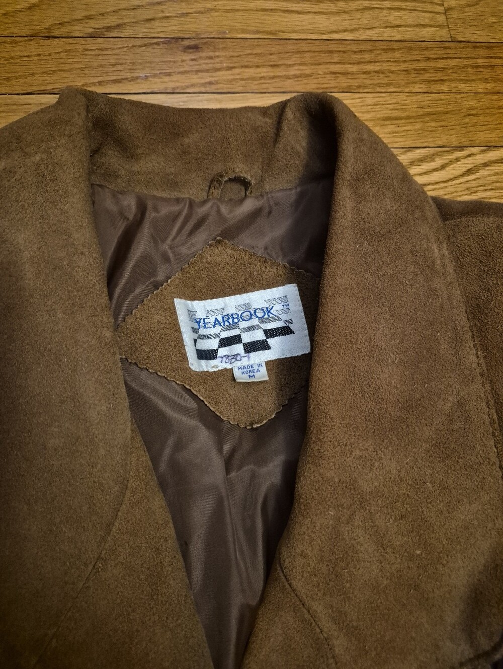 Vintage 80's Yearbook Suede Fringe Jacket Medium - Picture 6 of 10